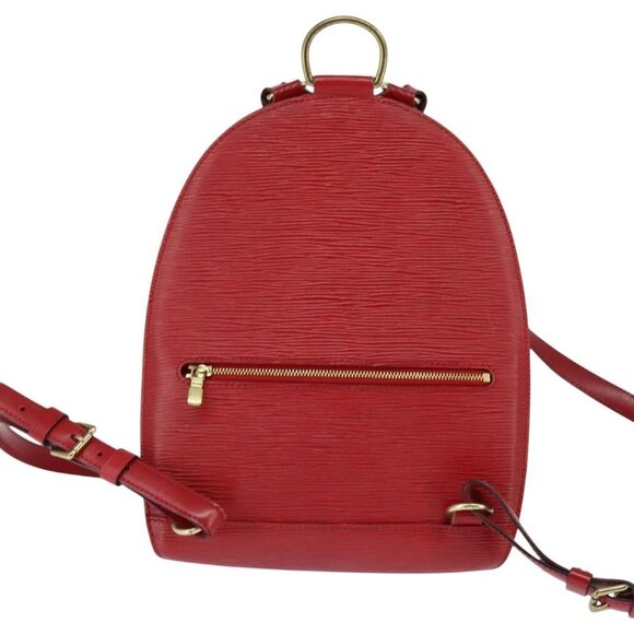LOUIS VUITTON Epi Mabillon Backpack Castilian Red M52237 LV Auth ep11374 main image 11